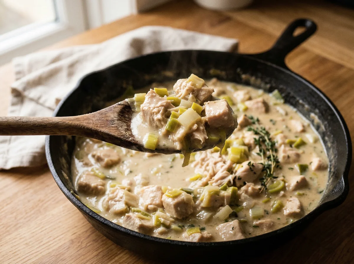 Chicken and Leek Pie